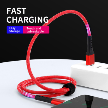 3A fast charging Data Speed Plastic Braided cable