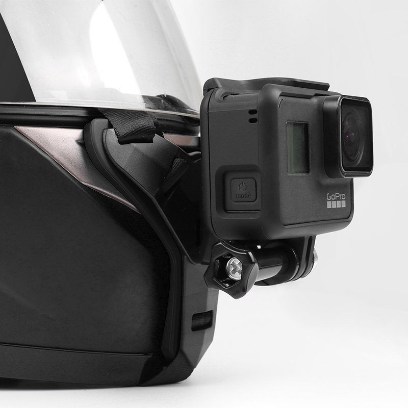 Full Face Helmet Chin Mount Holder for GoPro Hero 8 7 5 SJCAM Motorcycle Helmet Chin Stand Camera Accessories for Go Pro Hero 9