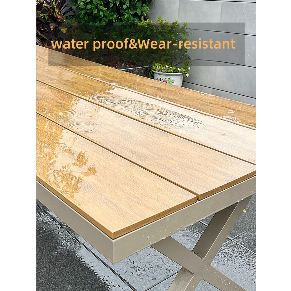 Weather-resistant outdoor table