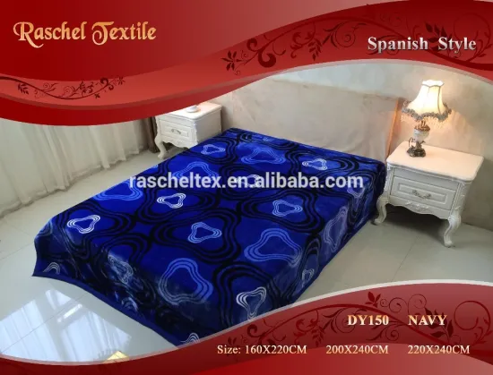 WUXI RASCHEL 100% Polyester Korean Style Cheaper Soft Blanket