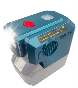 200W Power Inverter DC 18V to AC 110V - Portable LED Light Charger for Makita 18V Battery