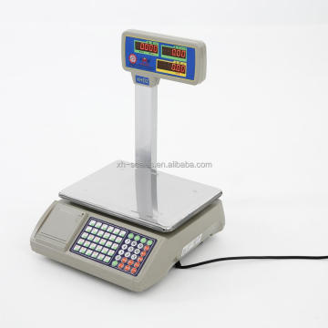30kg Price Computing Scale with Ticket Printing