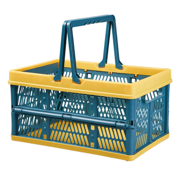Recycled Plastic Stackable Shopping Baskets for Supermarkets and Retail