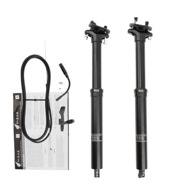 KS EXA 900i Dropper Seatpost: 30.9/31.6mm Mountain Bike Seat Post with Hydraulic Internal Adjustment