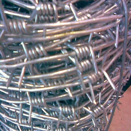 BWG14 Single Strand Barbed Iron Wire for Protection