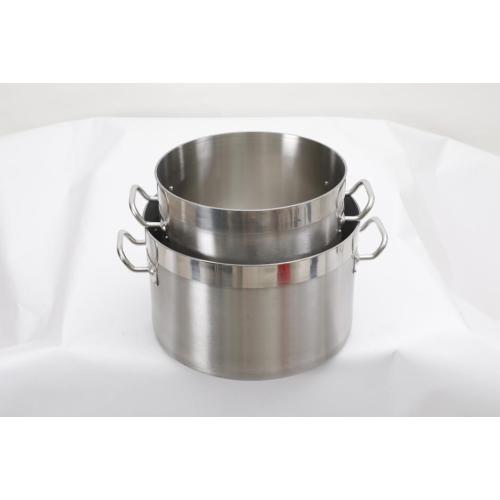 High quality stainless steel short stockpot sets