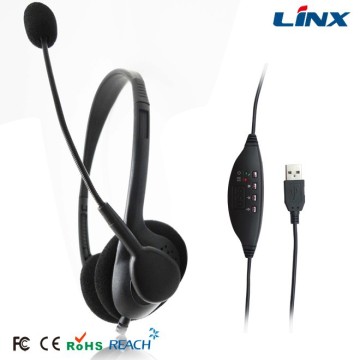 Casque filaire USB populaire avec MIC