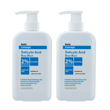 OEM/ODM Custom Private Label Salicylic Acid Shower Gel for Acne-Prone Skin