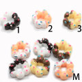 Bunte Harz Donut Simulation Lebensmittel Hohlkuchen Keks Flat Back Cabochon Schleimfüller für Haarspange Telefon Fall DIY Art Decor