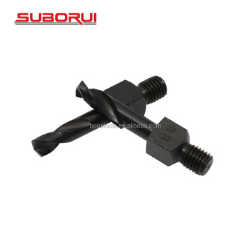 SUBORUI Aircraft Precise NAS 965 Threaded Shank HSS Drill Bit M2-M35 with 1/4"-28UNF Female Spindle