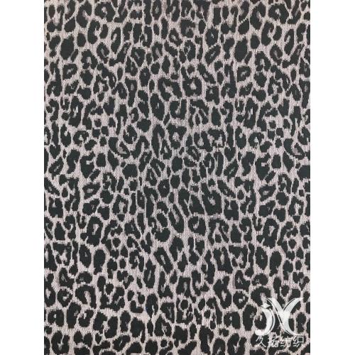 Punto jacquard con estampado de leopardo