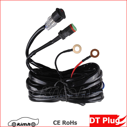 DIY Swicth DT Male Plug automotive led bar light wire harness