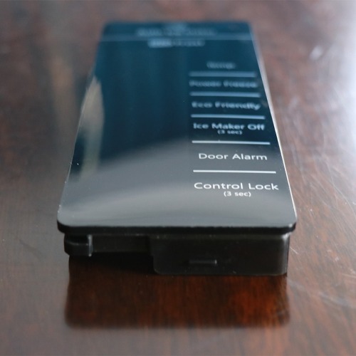 Home appliance plastic shell with injection molding ABS