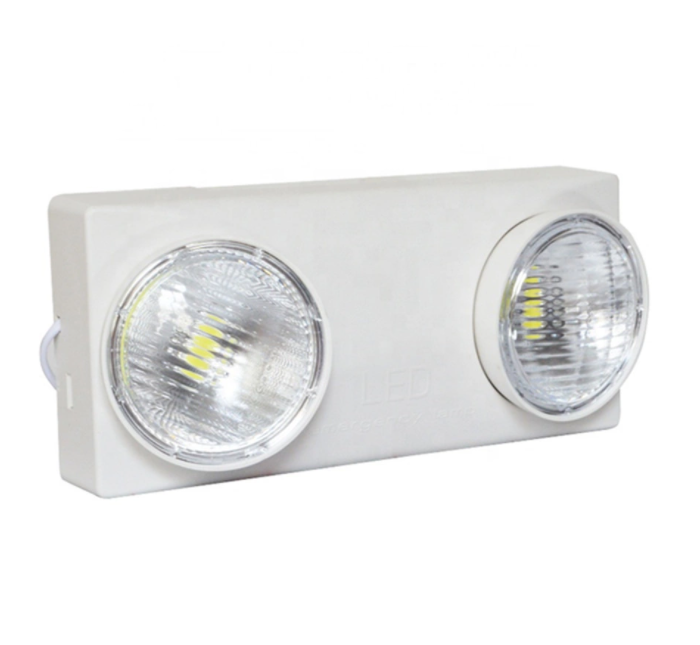 LED double-head emergency light for escape channel