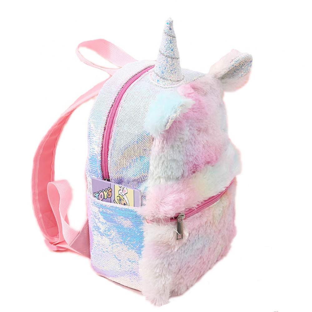 Mini 3d Unicorn Plush Backpack 1