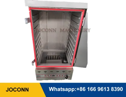 Commercial Food Steamer: 12 Trays Time Control Kitchen Equipment for Rice