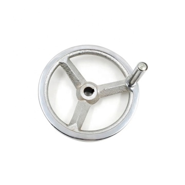 China Supplier Silvery White Cast Iron Hand Wheel