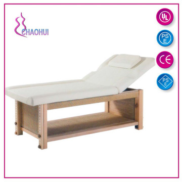 Solid wood beauty massage bed