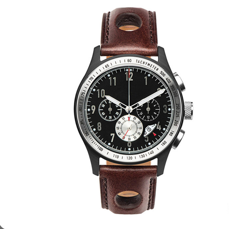 Real Leather Watch