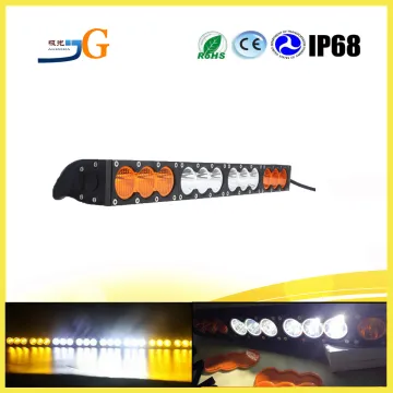 120W 22" single row Offroad amber lights mix color Led light bar for truck accessories