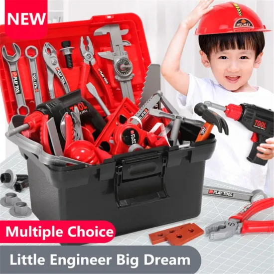 Kids Toolbox Kit Educational Toys Simulation Repair Tools Toys Drill Engineering