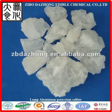 CAS:7784-24-9!!!Deodorant and water flocculant!!! qualified exporting standard!!!aluminium potassium sulfate/potash alum