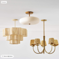 Kids Raffia Chandelier Ceiling Light
