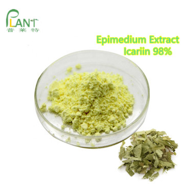 Extracto de epimedium de icariin 98 de alta pureza