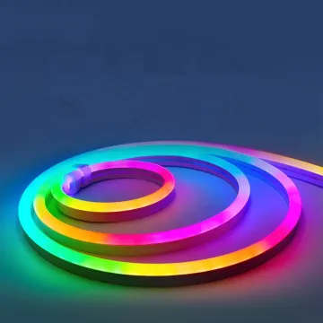 SK6812 RGBW Neon Strip: Addressable LED Flexible Light Show for Buildings
