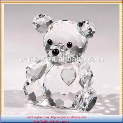 Crystal bear craft,crystal bear figurine,crystal bear gifts