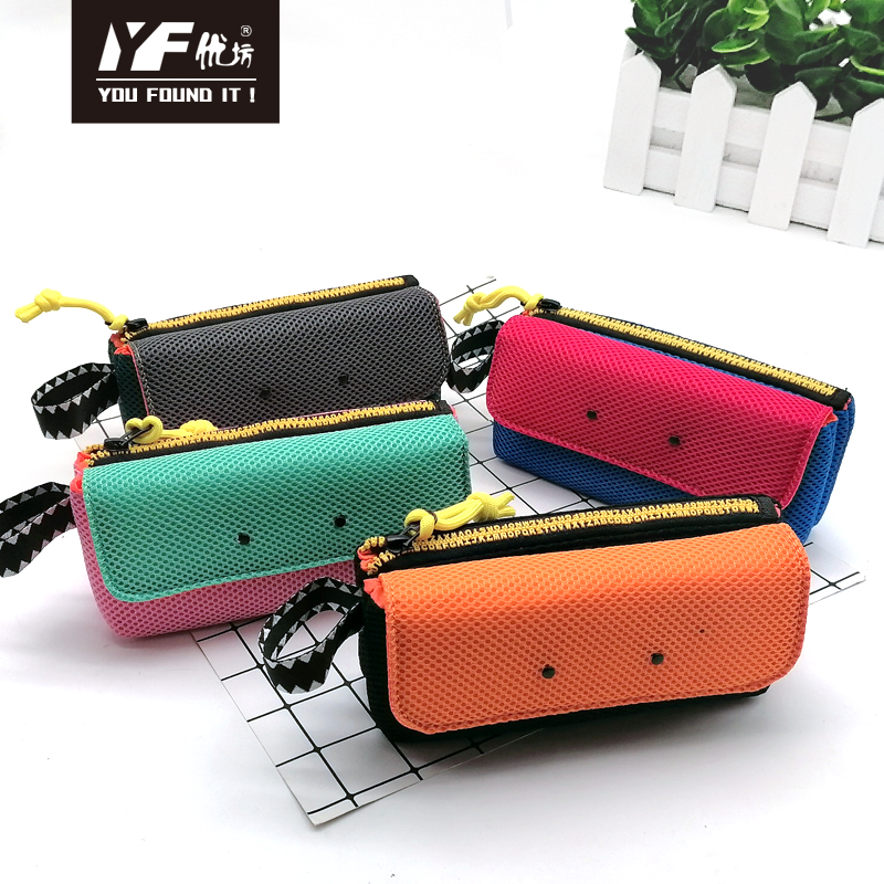 Custom color contrast high appearance level popular stationery pen bag multifunctional bag