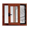 Customized Wood Grain Aluminiumfenster