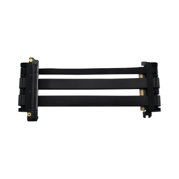 PCIE 4.0 X16 to X16 Double Reverse Extension Cable - High Speed Vertical Mount for Gaming