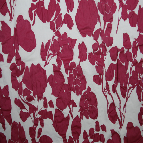 Wrinkle Cotton Voile Printed Fabric