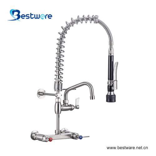 Pre Rinse Kitchen Faucet Professional Stainless Steel Pot Filler Manufactory