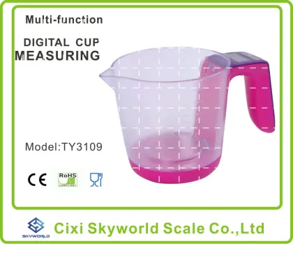 Digital measuring cup scale