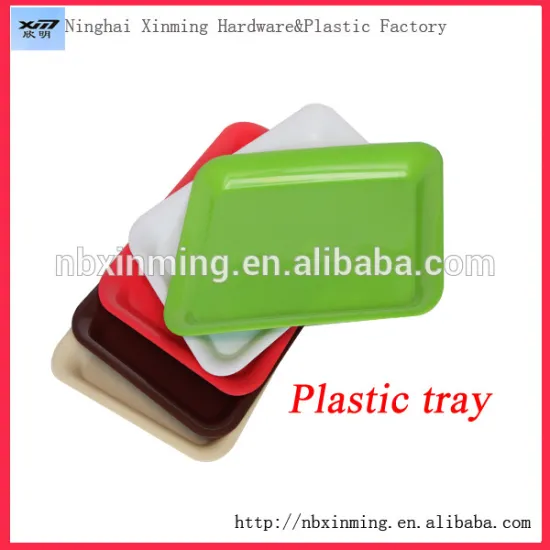Household Daily Promotion Wholesale Custom Printed Plastic Serving Tray