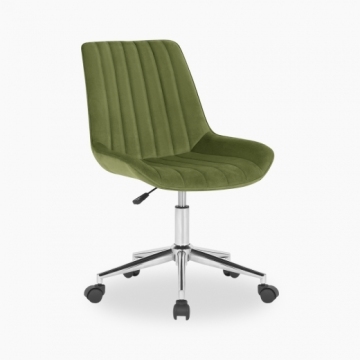 Moss Green Velvet Taylor Office Chair