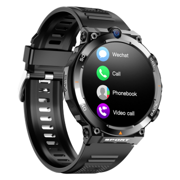 4G Smart Watch with Dual Camera, GPS, NFC, and 4+64GB Storage