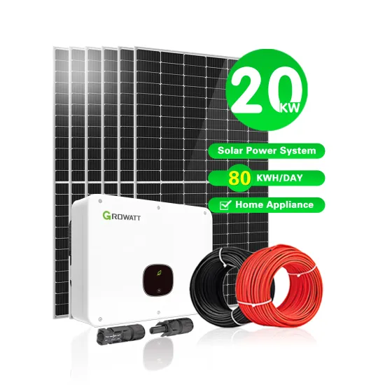 Complete 20KW On-Grid Solar Energy System with Solar Panels and Inverters for PV Power Generation