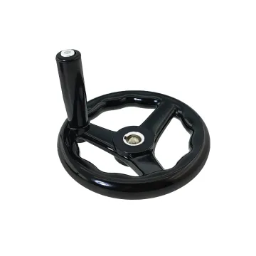 Factory Price Black Steel Spoked Hand Wheel Lathe Handwheel
