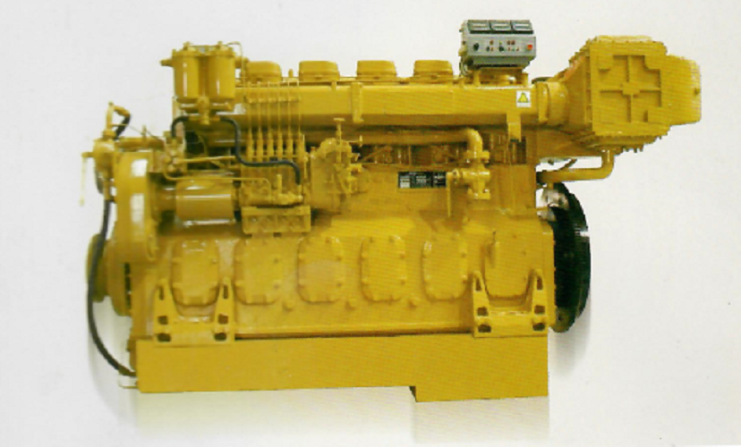 1000 KW 12V190 Marine Engine with water cooled