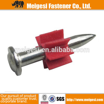 Supply top hat DNJ Drive Pins with plastic/concrete steel shooting nails