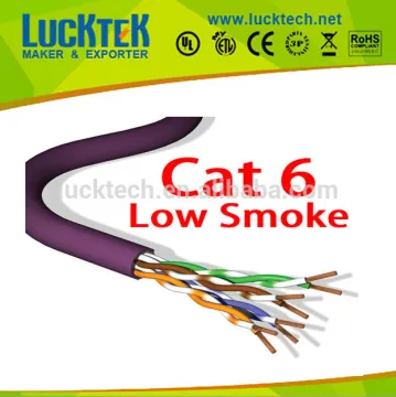 EXCEL 1000FT LSZH SOLID PURE COPPER CAT.6 UTP LAN CABLE WITH PURPLE COLOR