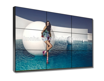 3x3 55 inch ultra narrow bezel lcd video wall for samsung