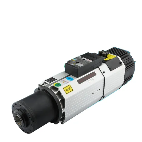 High-Speed CNC Spindle Motor with Automatic Tool Change, 18,000-24,000 RPM, ISO30, 9KW, Air Cooling