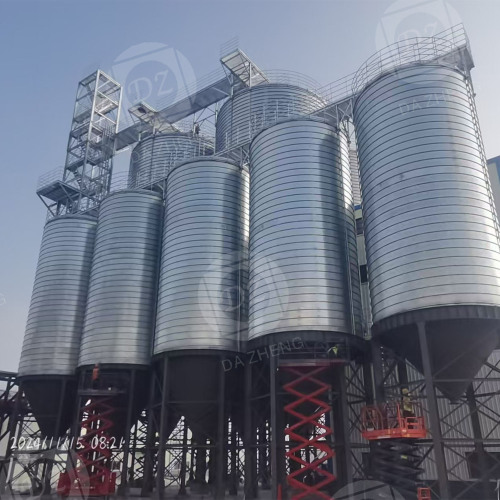 Спирална стоманена плоча силоз за съхранение на зърно