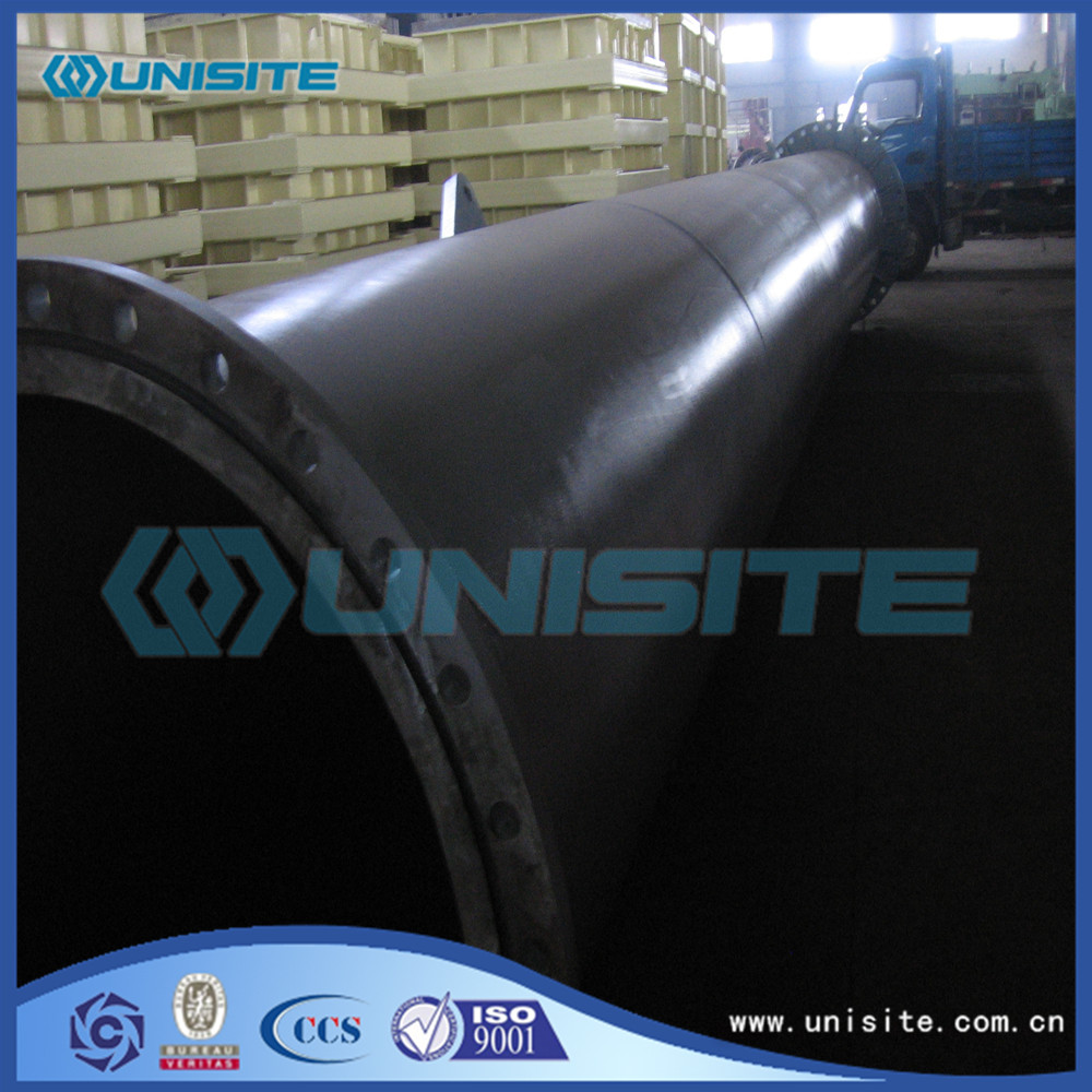 Steel floating dredge pipes