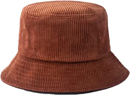 Winter Bucket Hat Corduroy Bucket Hat Warm-Hat