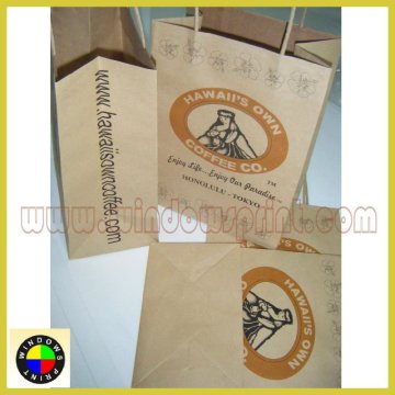 Brown Kraft Grocery Paper Bag